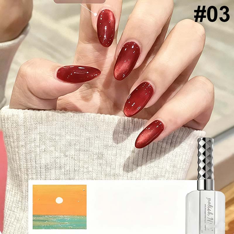 Sparkling Cat-Eye Gel Polish