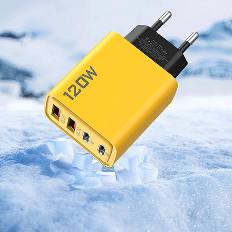 🔥Hot Sale Deals-120W 4-Port Fast Charger Block
