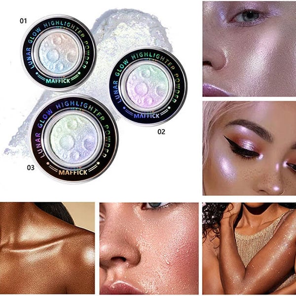 Highlighter Powder Shiny Clear High-gloss Face