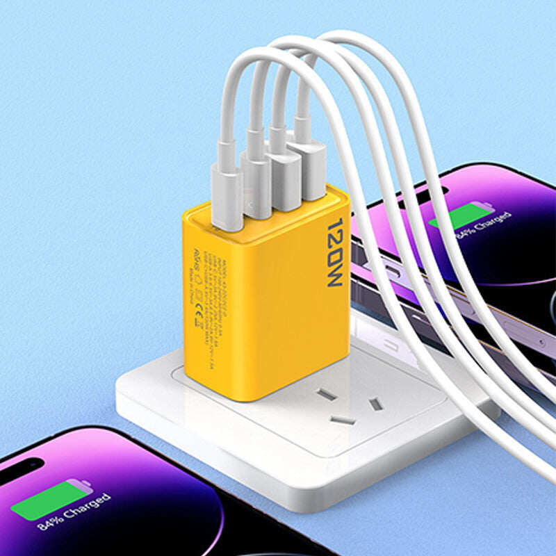🔥Hot Sale Deals-120W 4-Port Fast Charger Block