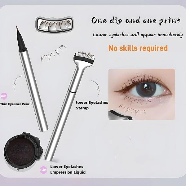 Black Friday sale ends soon2-in-1 Eyeliner & Lower Eyelash Stamp Set