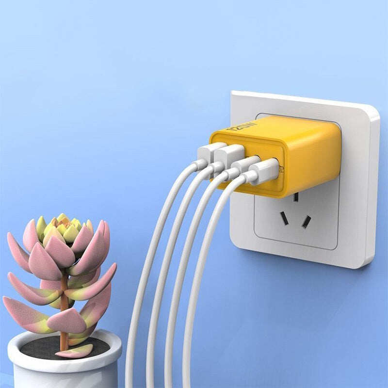 🔥Hot Sale Deals-120W 4-Port Fast Charger Block