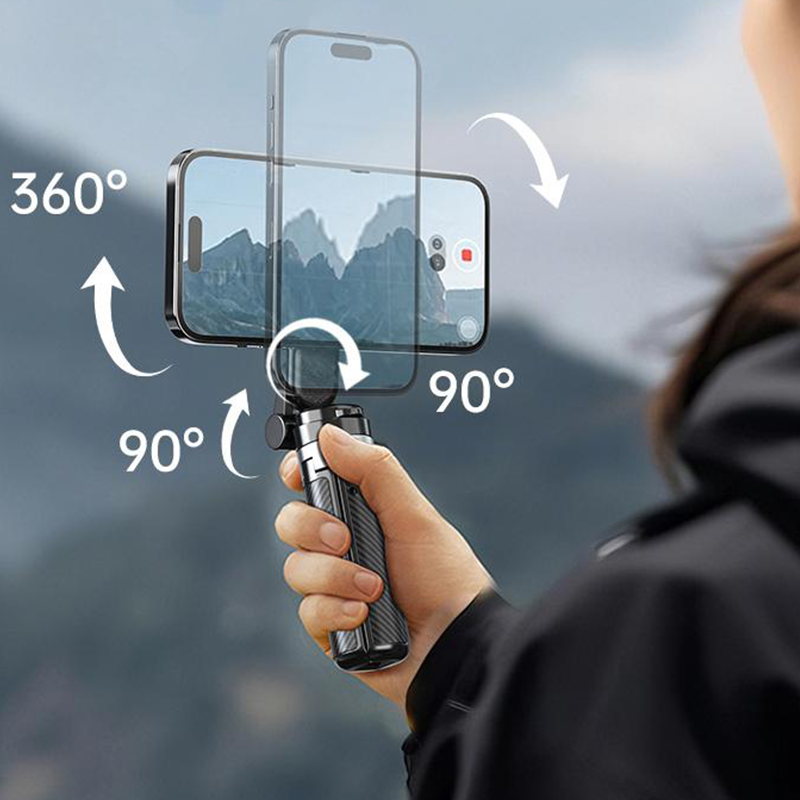 🔥Last Day Promotion 50%OFF🔥4-in-1 Multifunctional 360° Rotation Magnetic Selfie Stick