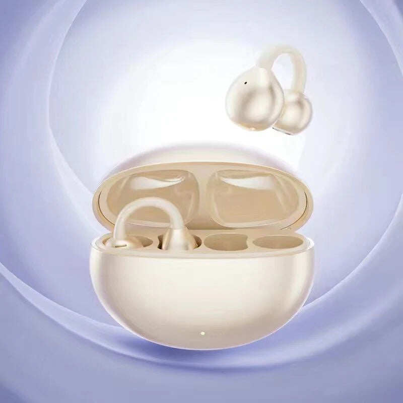 Lightweight Open Ear Clip Bluetooth Headphones