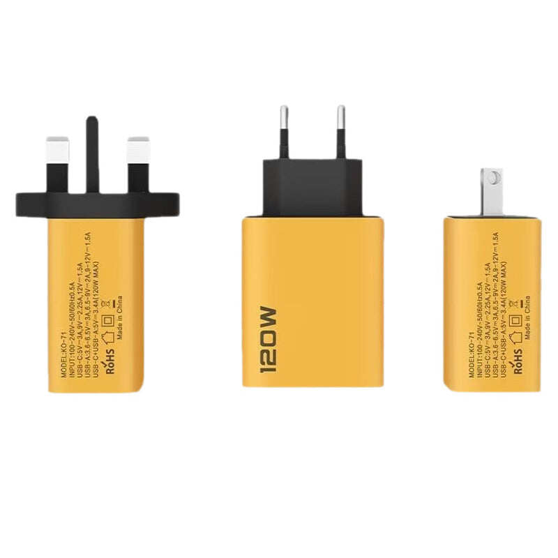 🔥Hot Sale Deals-120W 4-Port Fast Charger Block