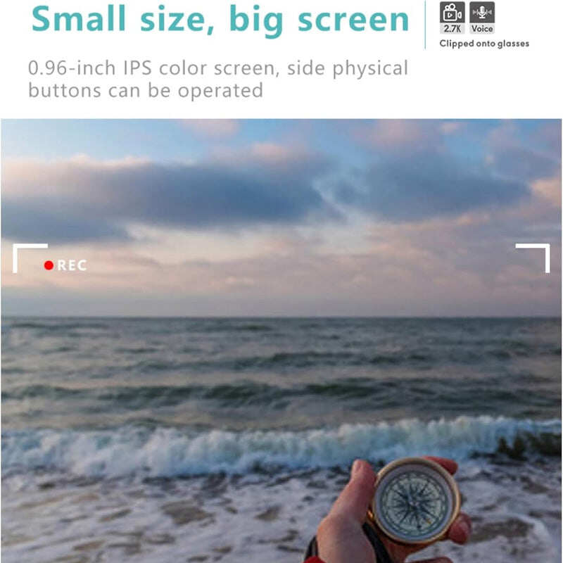 🔥Hot Sale Deals-2.7K Wearable Video Camera for Sports & Travel