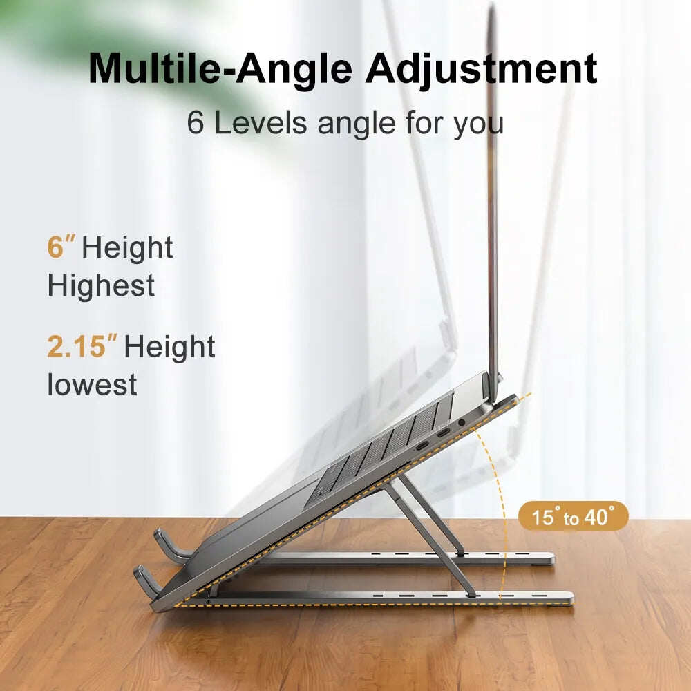 🔥Limited-time offer-Portable aluminum laptop stand