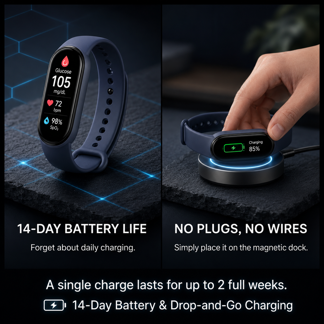 M9 Non-Invasive Smart Band