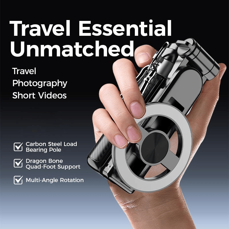 🔥Last Day Promotion 50%OFF🔥4-in-1 Multifunctional 360° Rotation Magnetic Selfie Stick