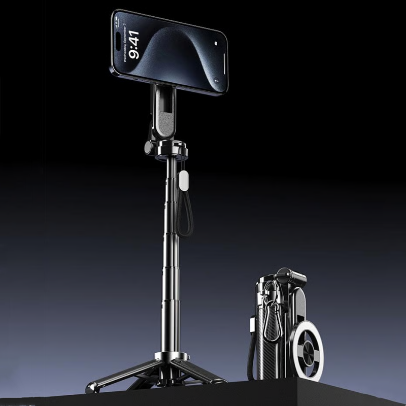 🔥Last Day Promotion 50%OFF🔥4-in-1 Multifunctional 360° Rotation Magnetic Selfie Stick