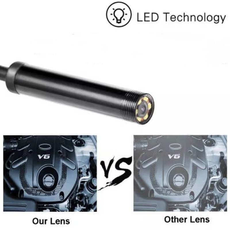 ⏰Now only 50% Off!🔥3 In 1 Waterproof USB Endoscope Camera with LED