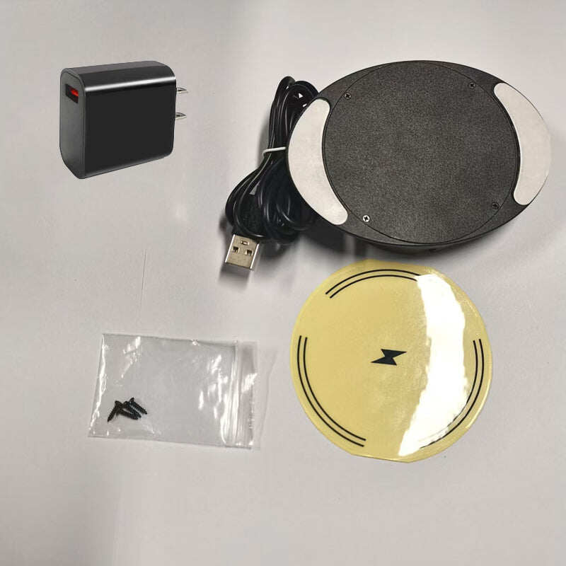 🔥Super Convenient 🔥 Under-Desk Hidden Wireless Charger
