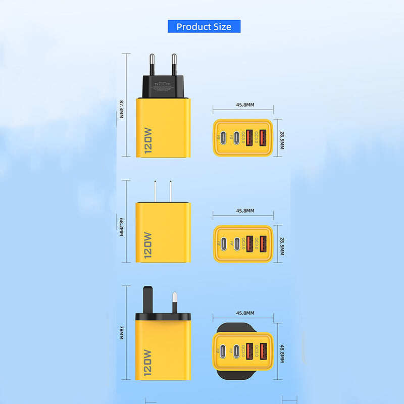 🔥Hot Sale Deals-120W 4-Port Fast Charger Block