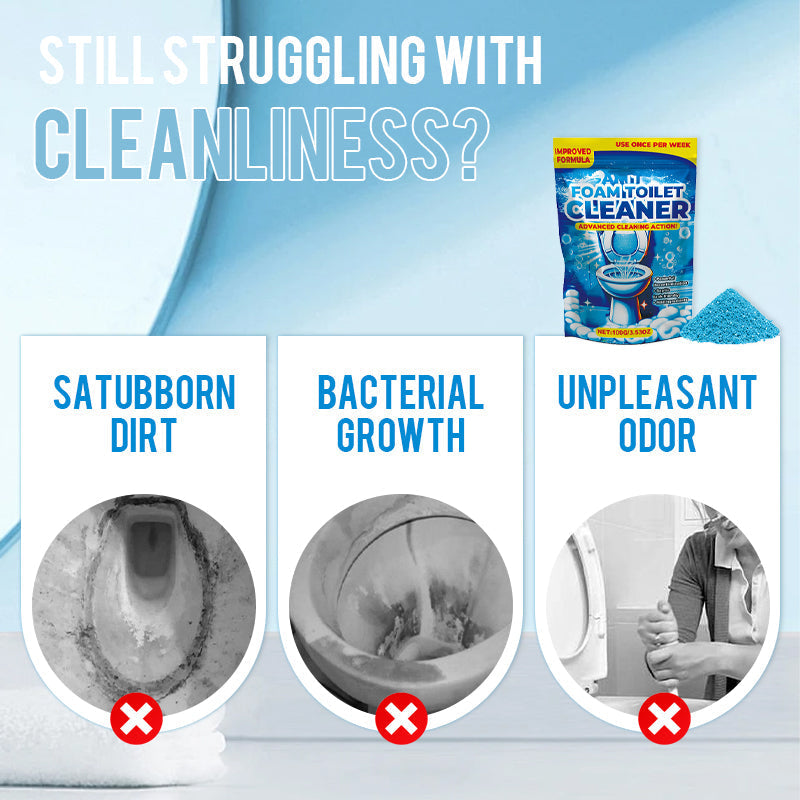 🔥Buy 1 get 1 free🔥Foaming Powder Toilet Bowl Cleaner
