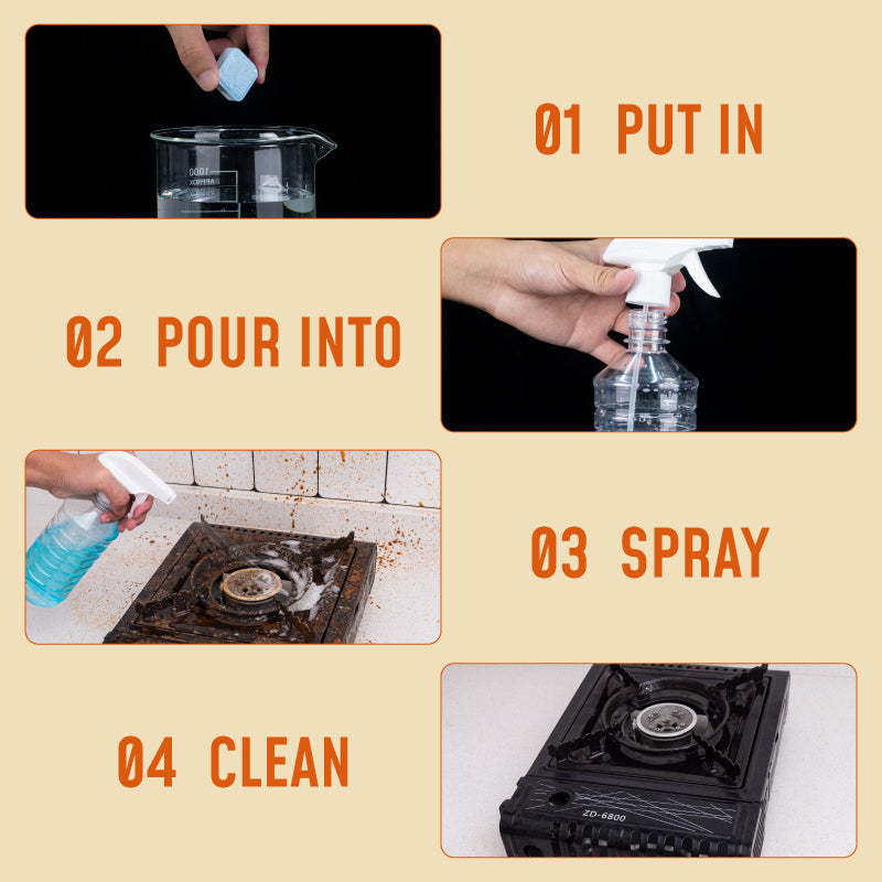 🔥Buy 2 Get 1 Free🔥Multi-functional Degreasing Tablets