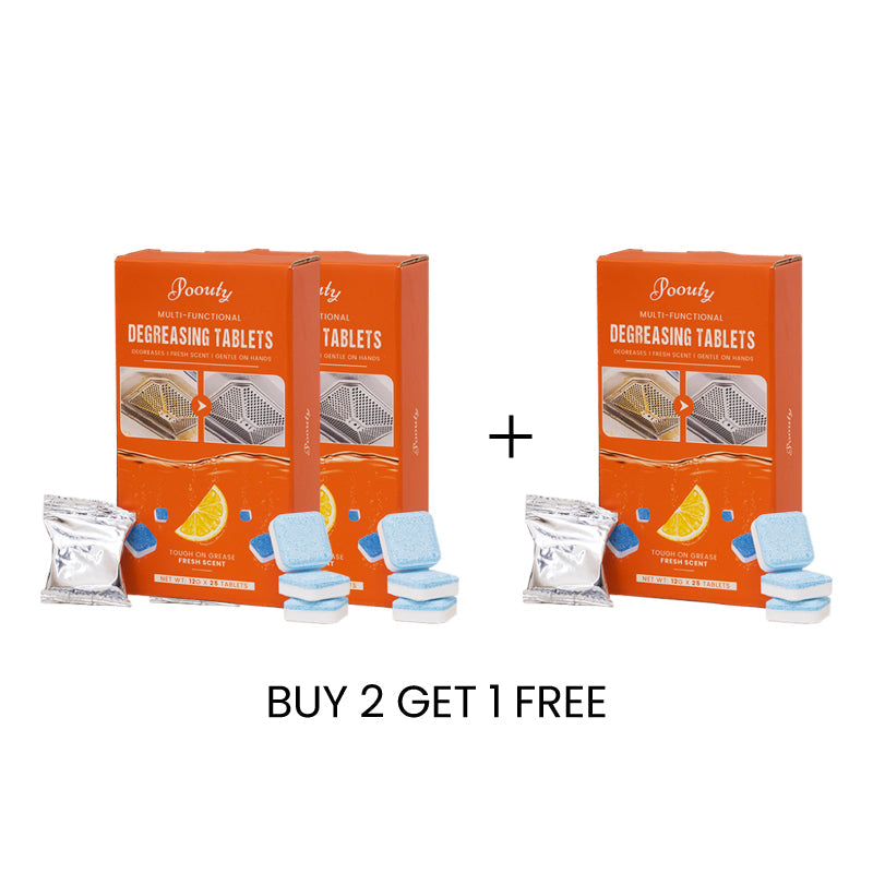 🔥Buy 2 Get 1 Free🔥Multi-functional Degreasing Tablets