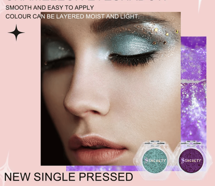 Double chrome eye shadow