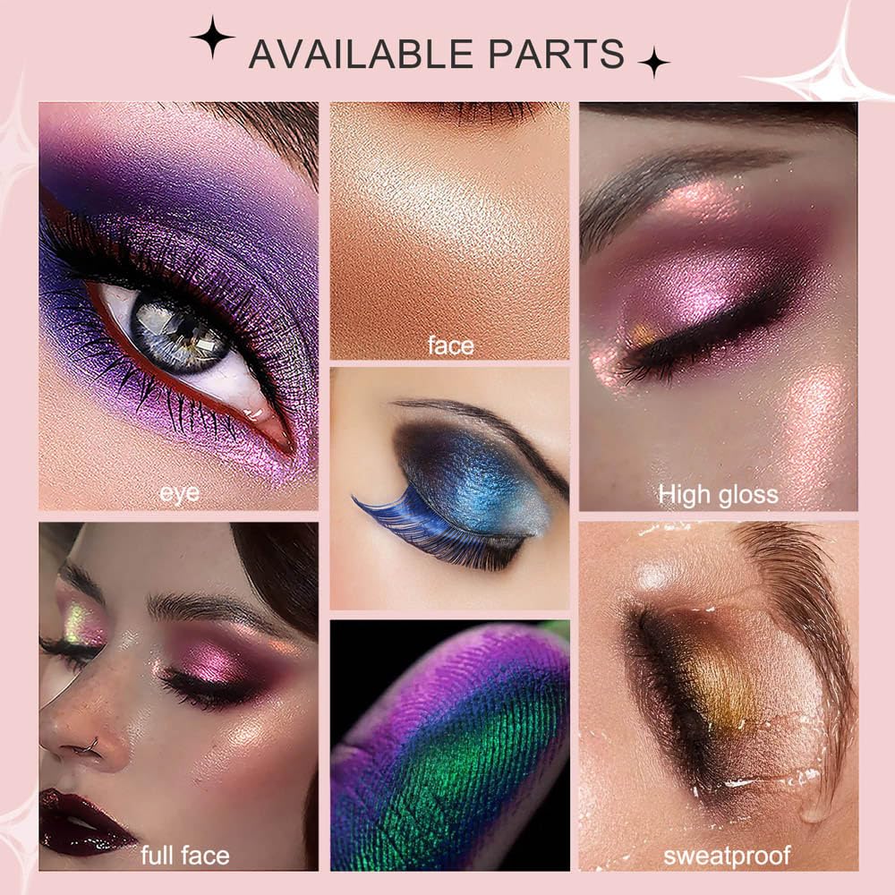 Double chrome eye shadow