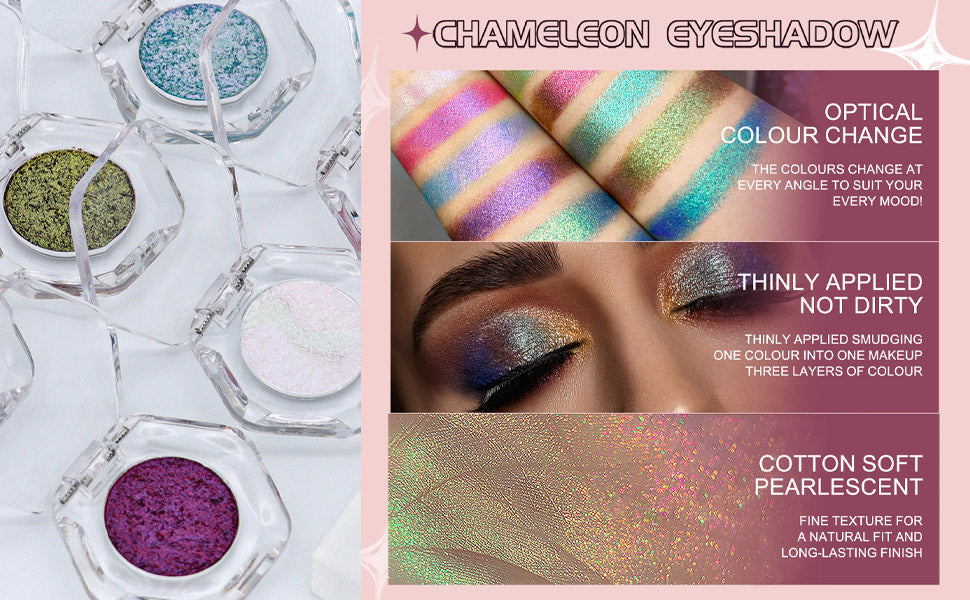 Double chrome eye shadow
