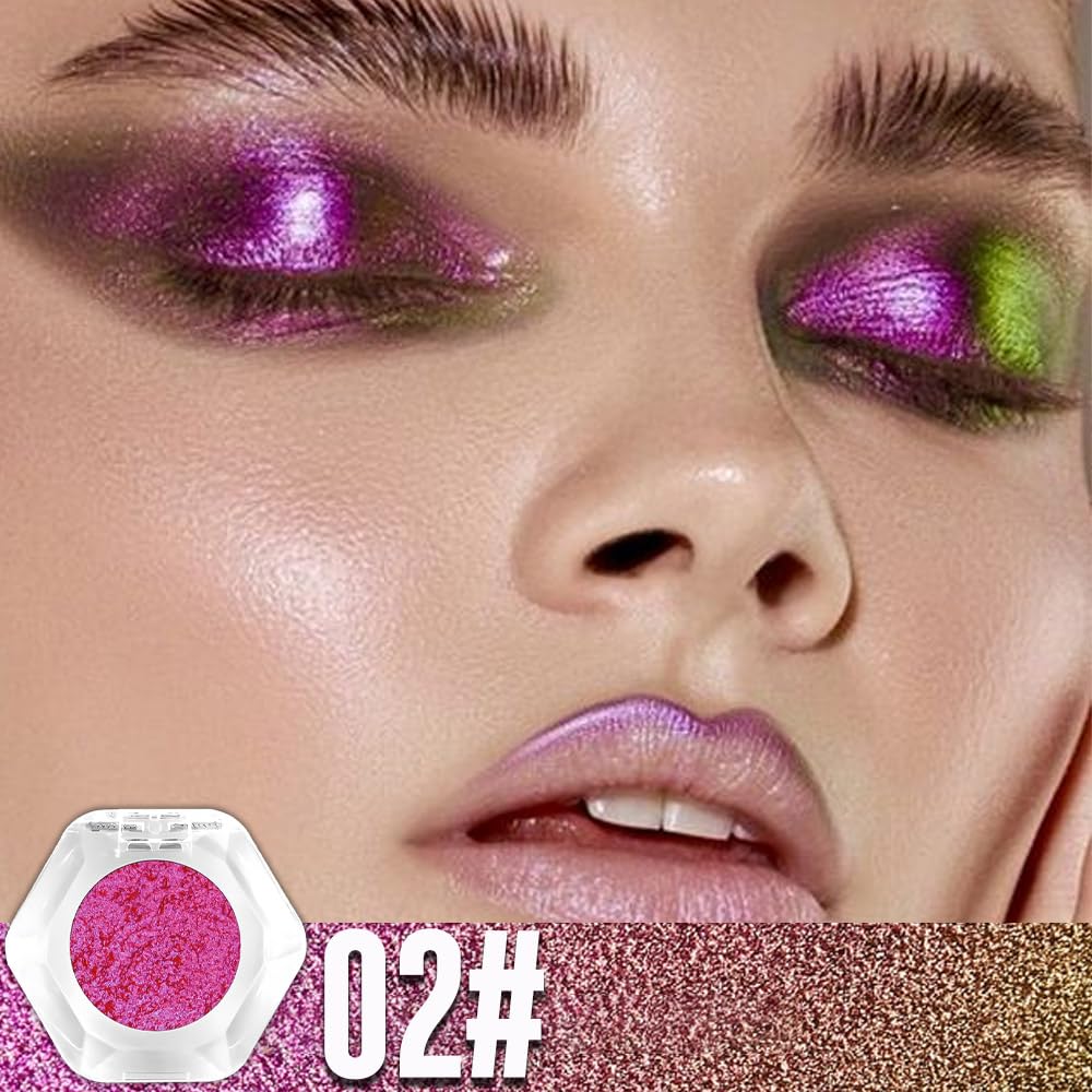 Double chrome eye shadow