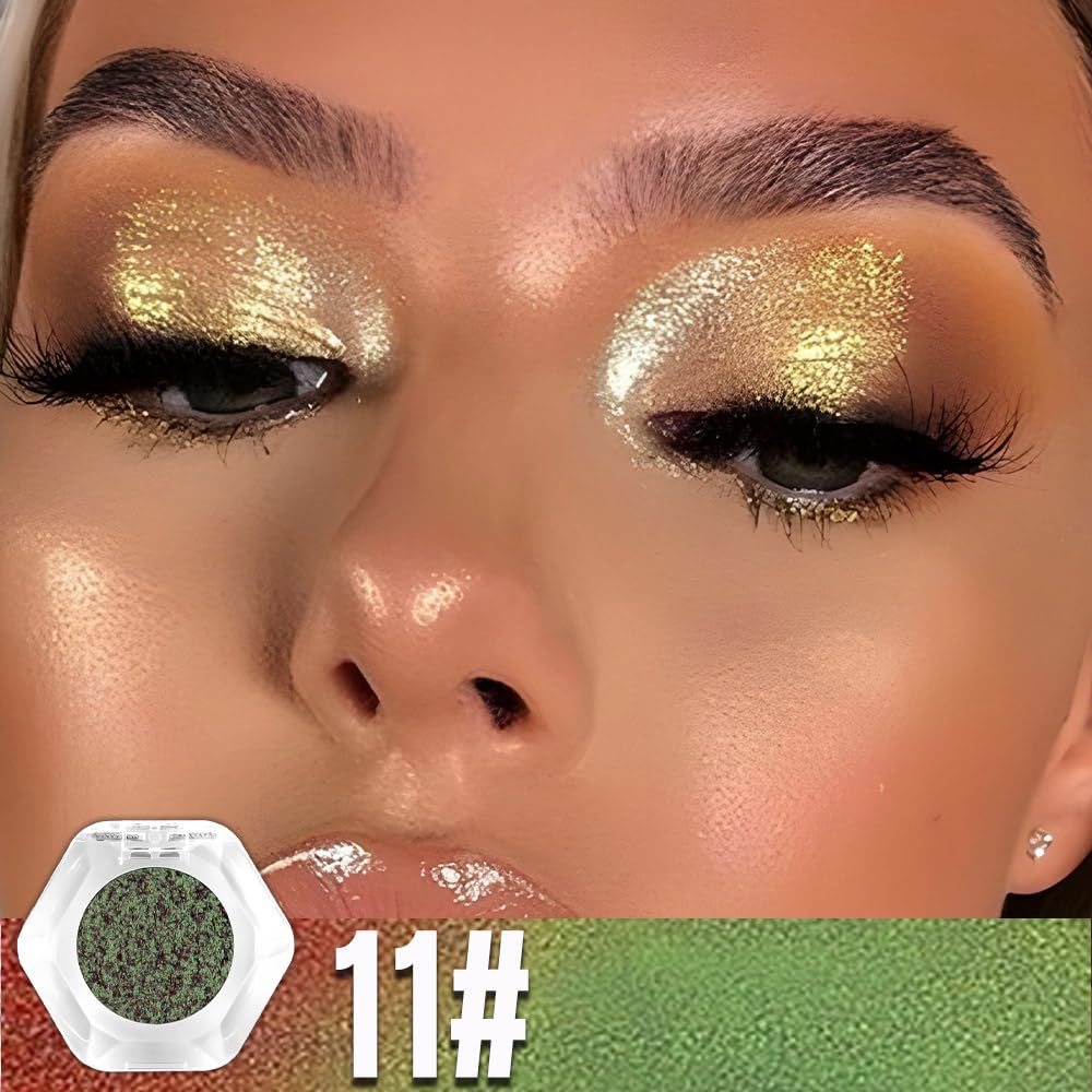Double chrome eye shadow