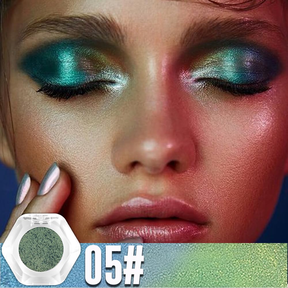Double chrome eye shadow