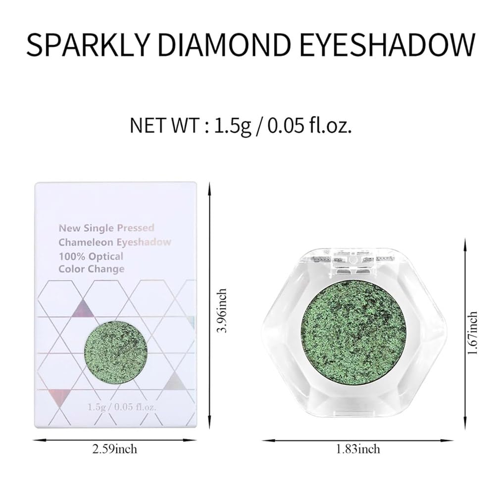 Double chrome eye shadow