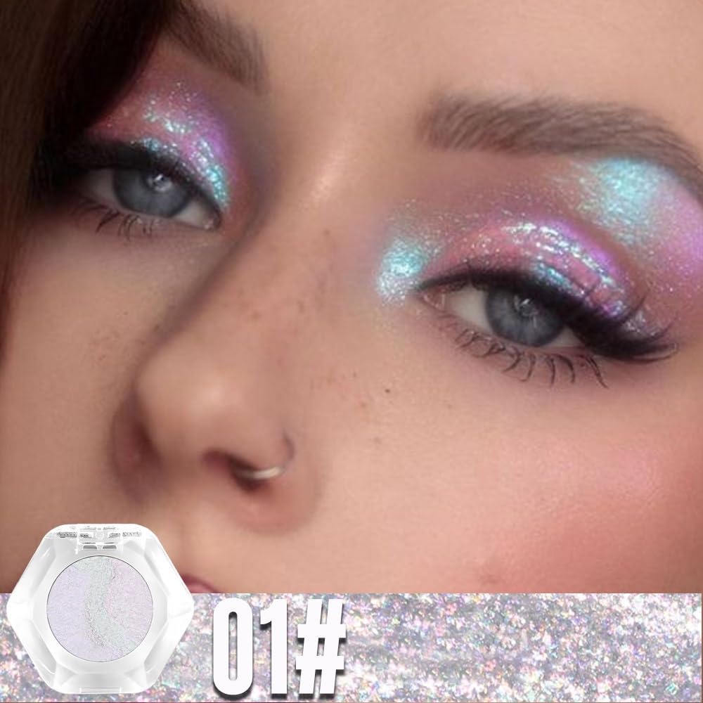 Double chrome eye shadow