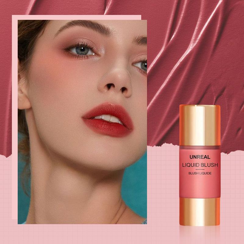Long Lasting & Blendable Liquid Blush for Cheeks