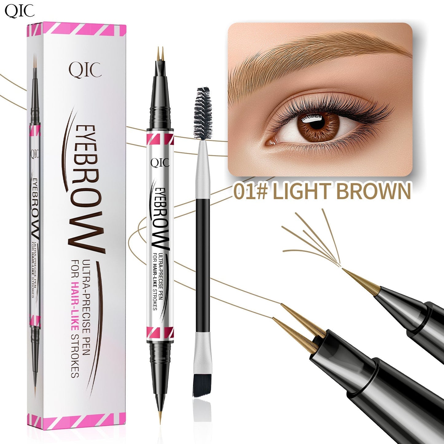 Dual-Ended Eyebrow Pen