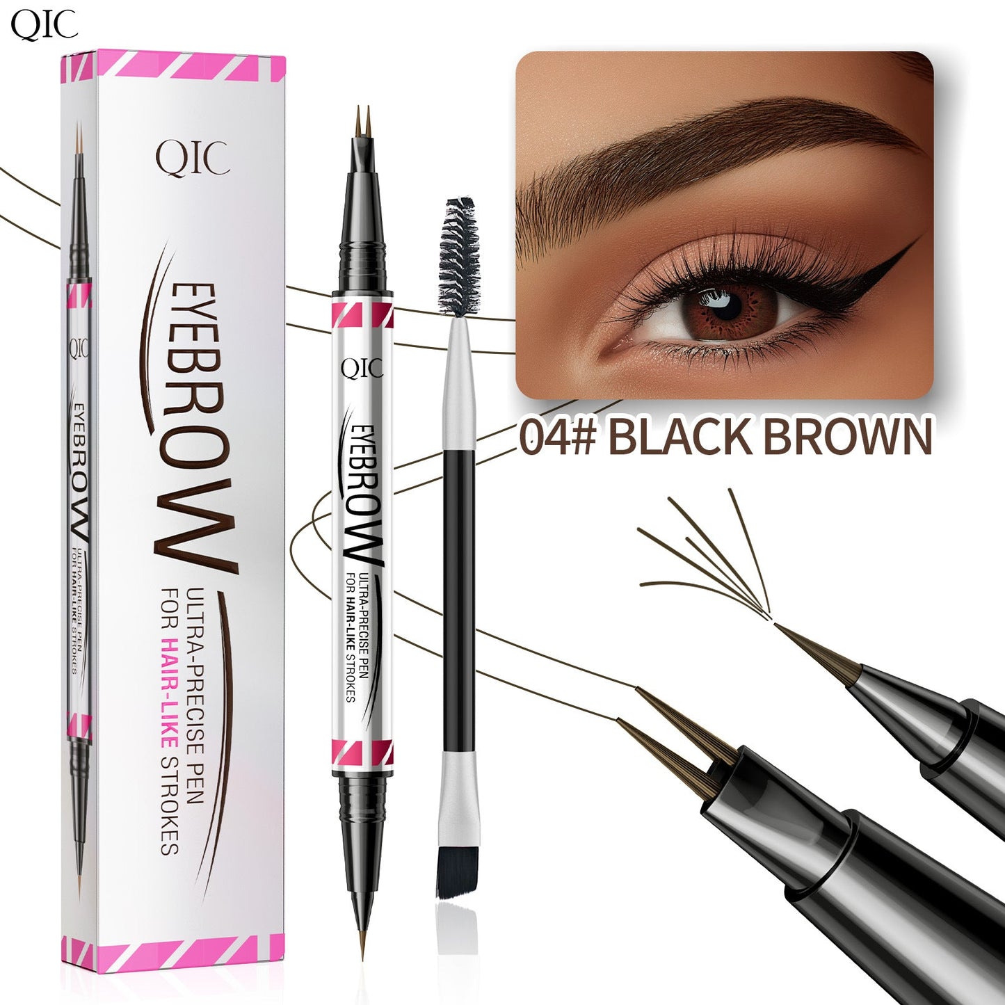 Dual-Ended Eyebrow Pen