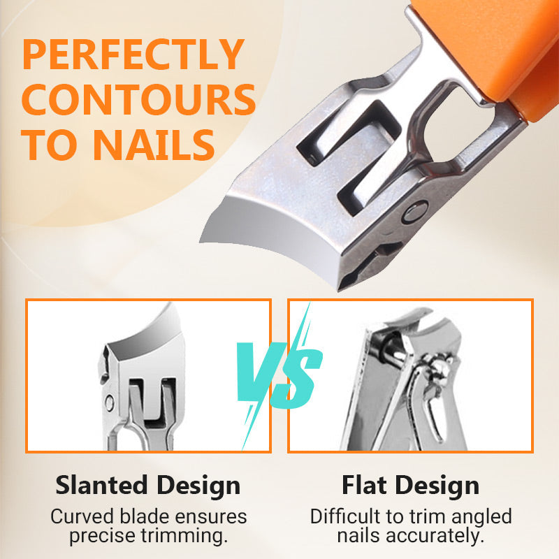 Christmas -Wide Jaw Opening Anti-Splash Slanted Nail Clipper