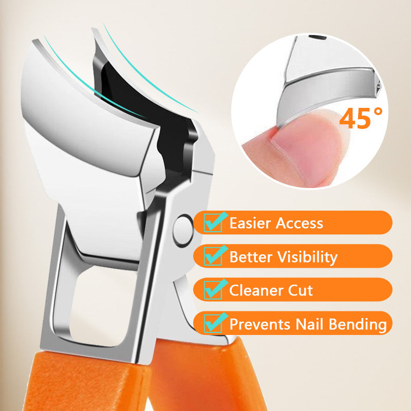 Christmas -Wide Jaw Opening Anti-Splash Slanted Nail Clipper