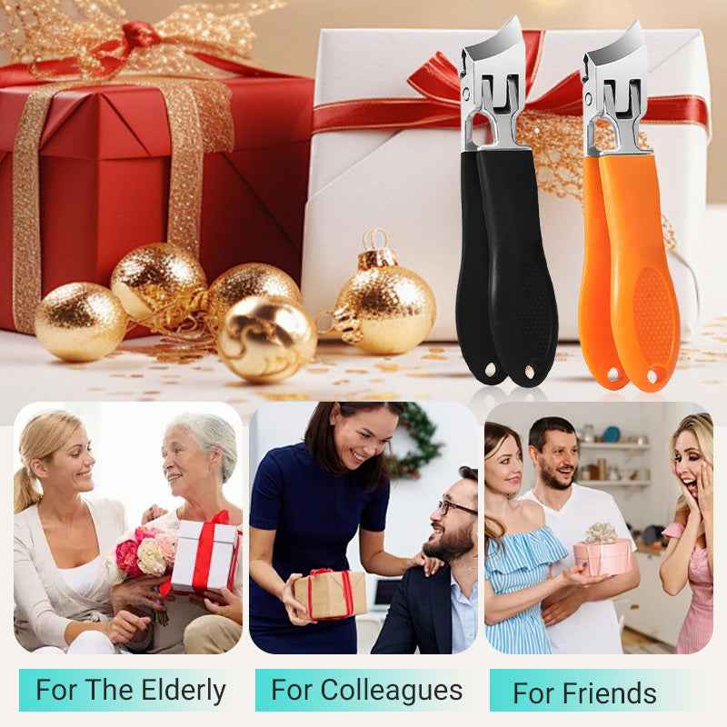 Christmas -Wide Jaw Opening Anti-Splash Slanted Nail Clipper