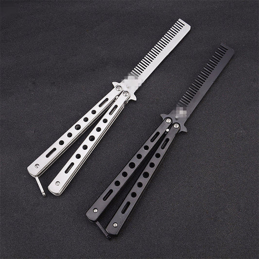 Folding Butterfly Comb for Hair Styling