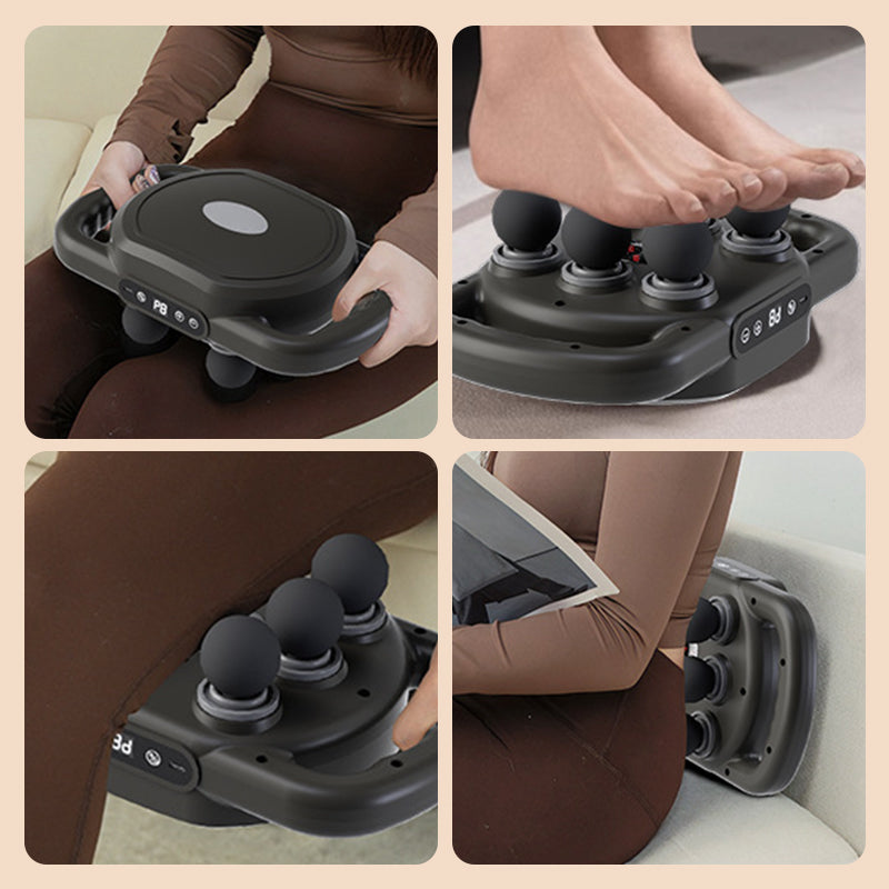 ‍♂️ ! Multi-Functional Automatic 12-Head Muscle Massage Gun – Relaxation & Pain Relief
