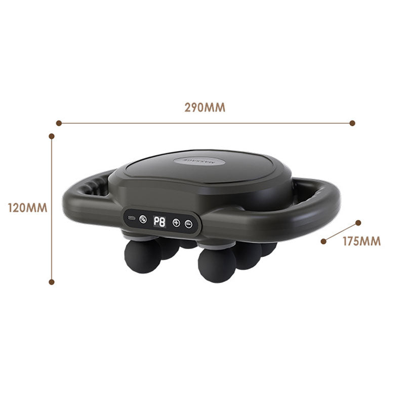‍♂️ ! Multi-Functional Automatic 12-Head Muscle Massage Gun – Relaxation & Pain Relief