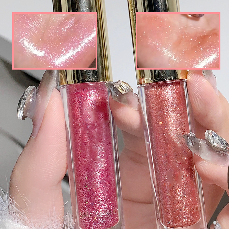 Hydrating High-Gloss Glittery Lip Gloss