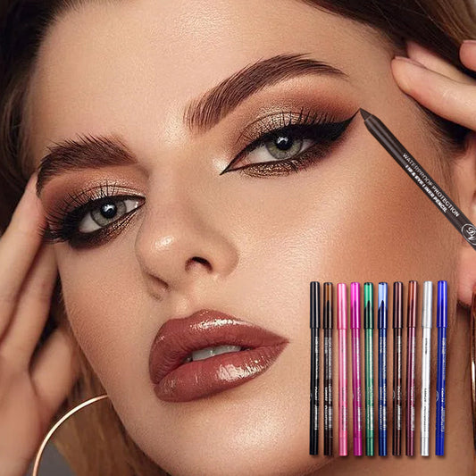 10 Colored Eyeliner Gel Pens