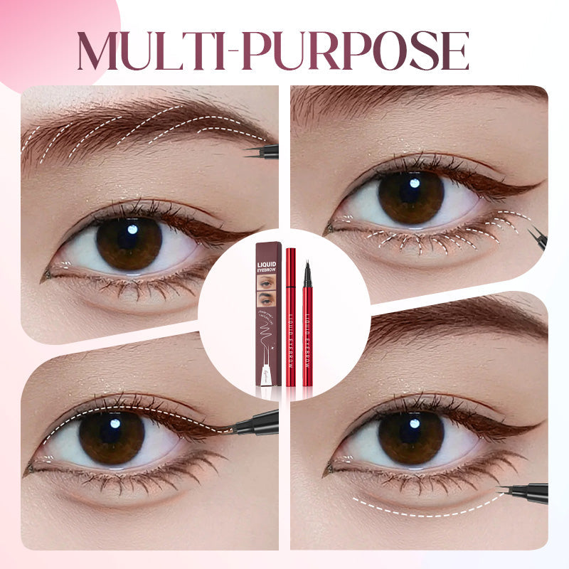 ⚡⚡2-Fork Tip Waterproof Eyebrow Pen for Women
