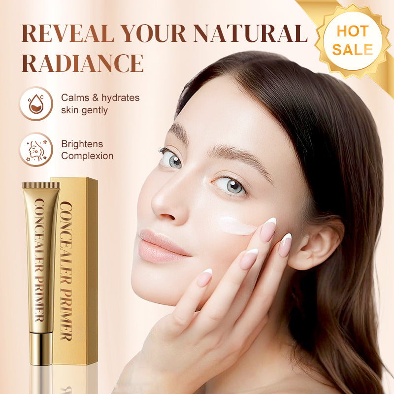 🎄Christmas Skincare Season-Natural Glow Brightening Concealer Primer
