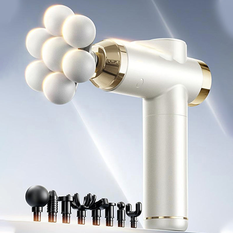 ‍♂️ NOW! Smart Deep Tissue Massage Gun - Multi-Head & Quiet, Perfect for Muscle Recovery and Relaxation