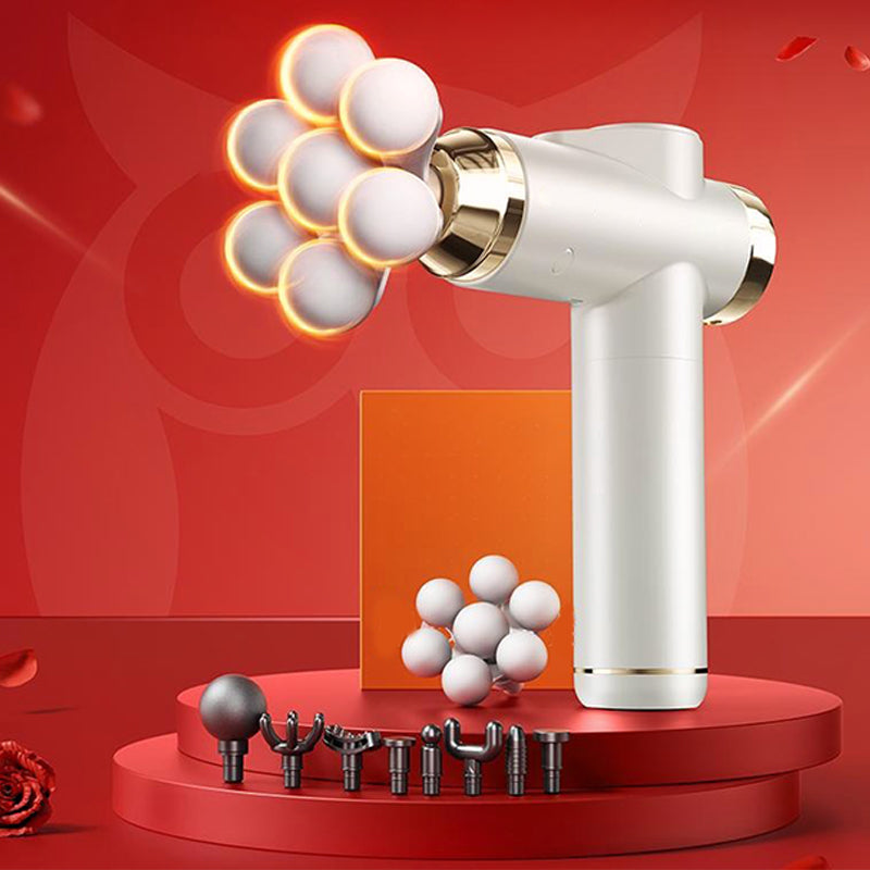 ‍♂️ NOW! Smart Deep Tissue Massage Gun - Multi-Head & Quiet, Perfect for Muscle Recovery and Relaxation