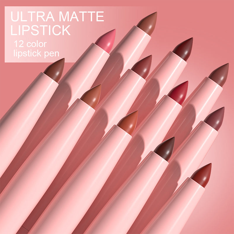 Deals-6 Pack High-Pigment Matte Lip Liner Pencils