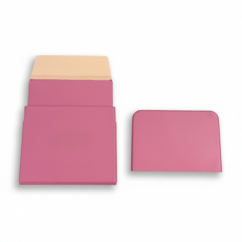 Portable Silicone Foundation Brush & Mixing Paper Set