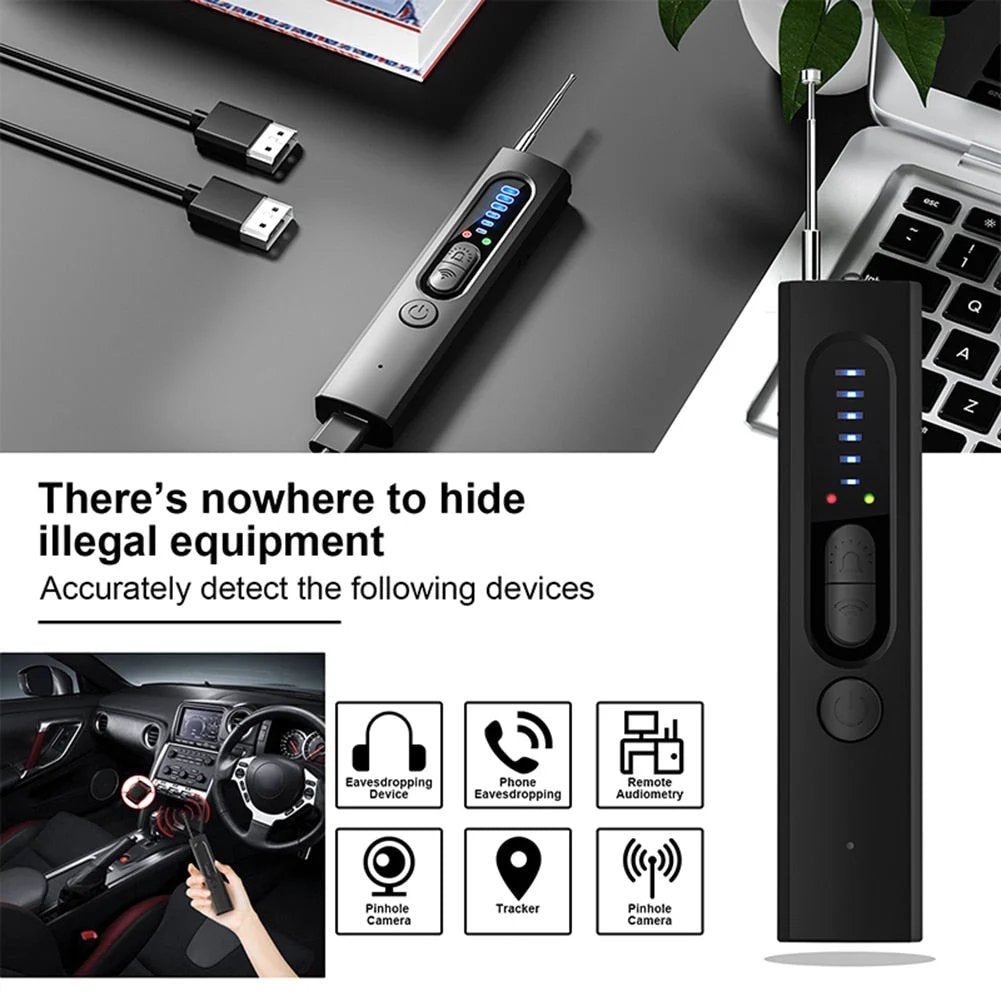 🕵️‍♂️ 50% OFF NOW! ✨ Shadow X Pro™ - Hidden Camera & GPS Detector with 5 Search Modes and LCD Screen for Personal Protection 📡🔒