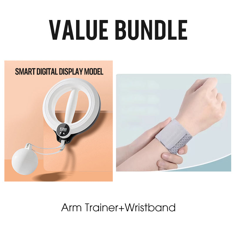 !!!⏰360° Hand Crank Arm & Forearm Trainer with Smart Counter